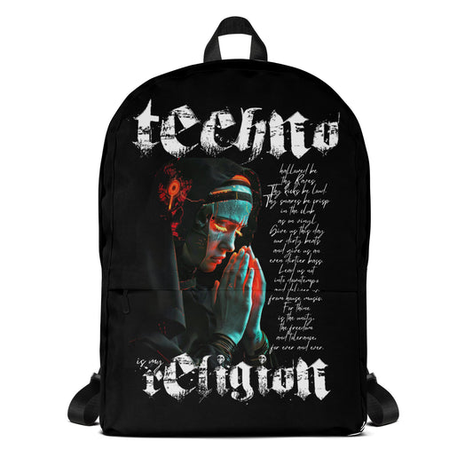 TECHNO IS MY RELIGION Rucksack