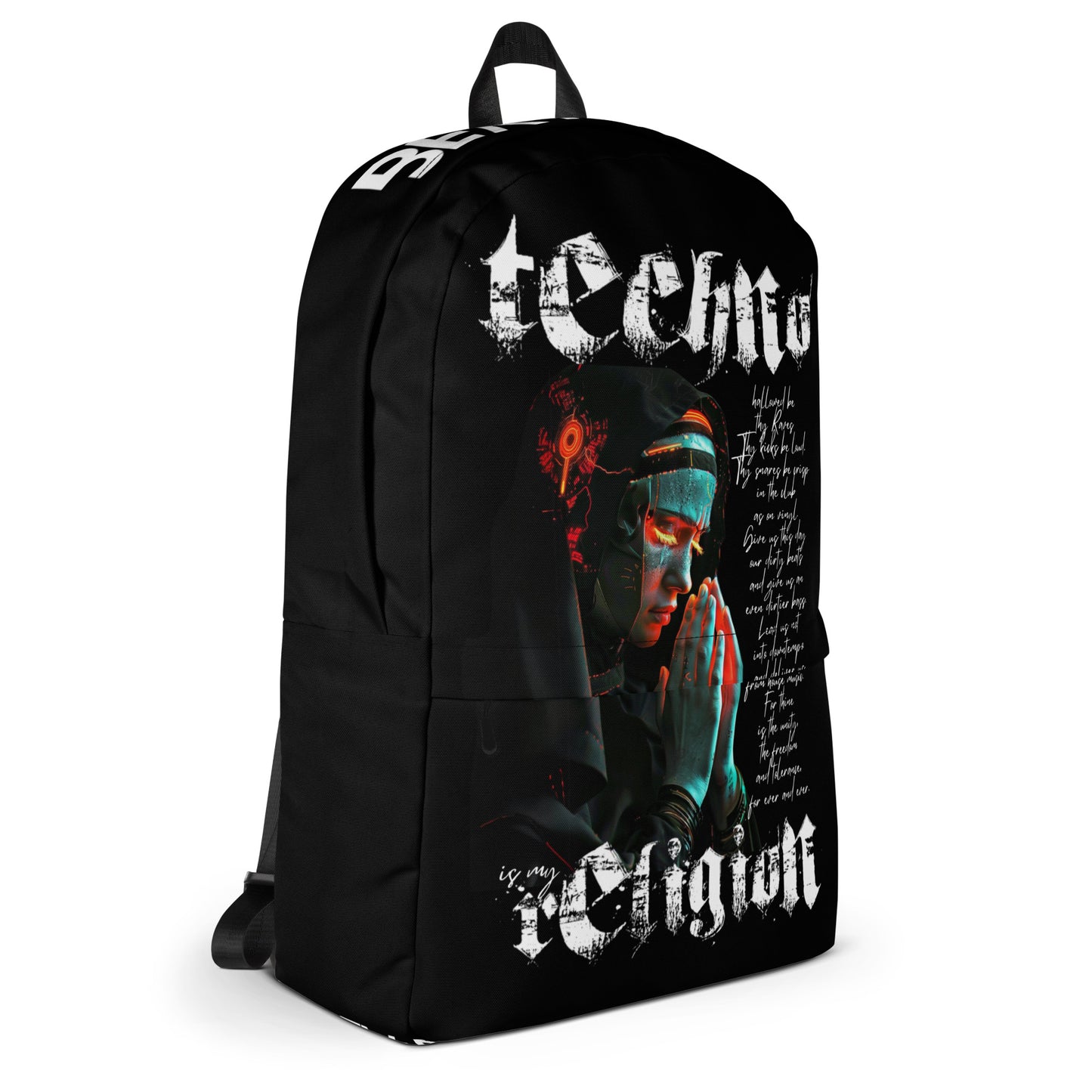 TECHNO IS MY RELIGION Rucksack