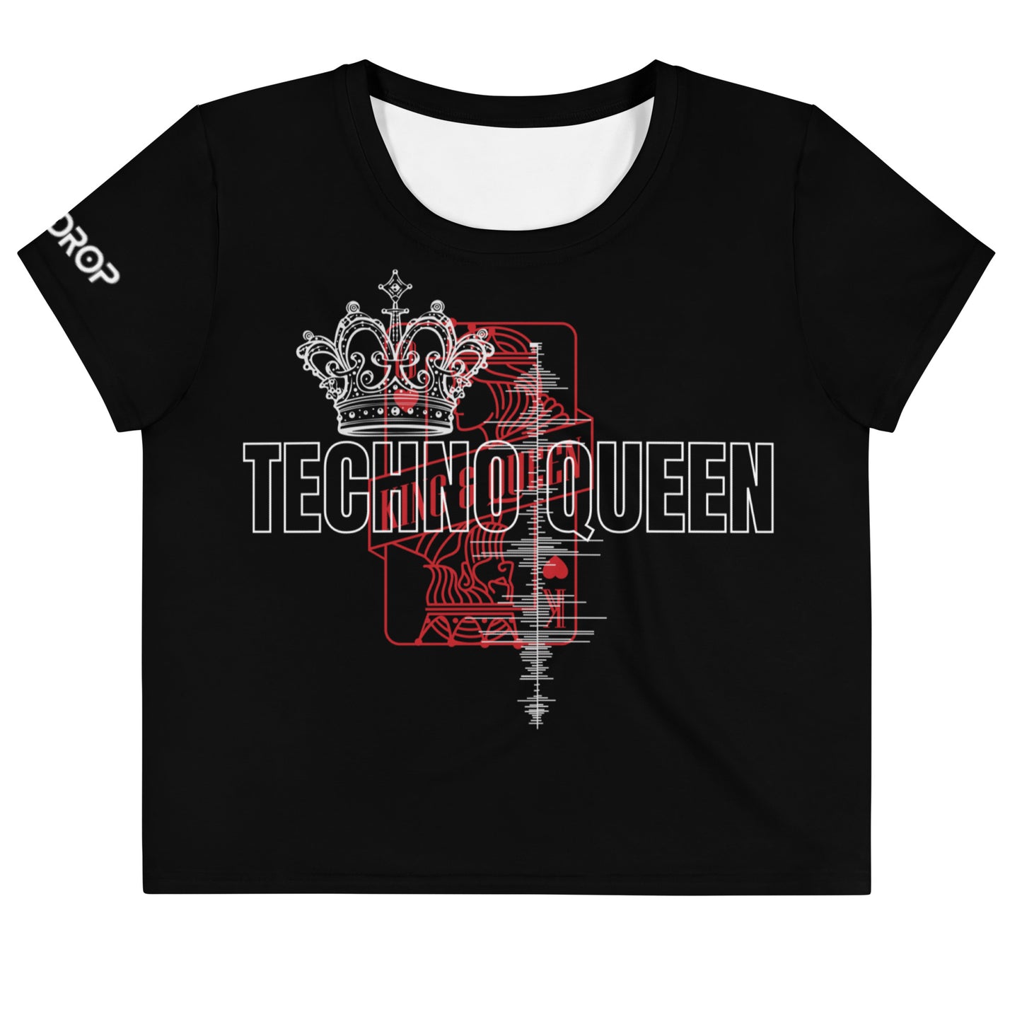 TECHNO QUEEN Crop-Top