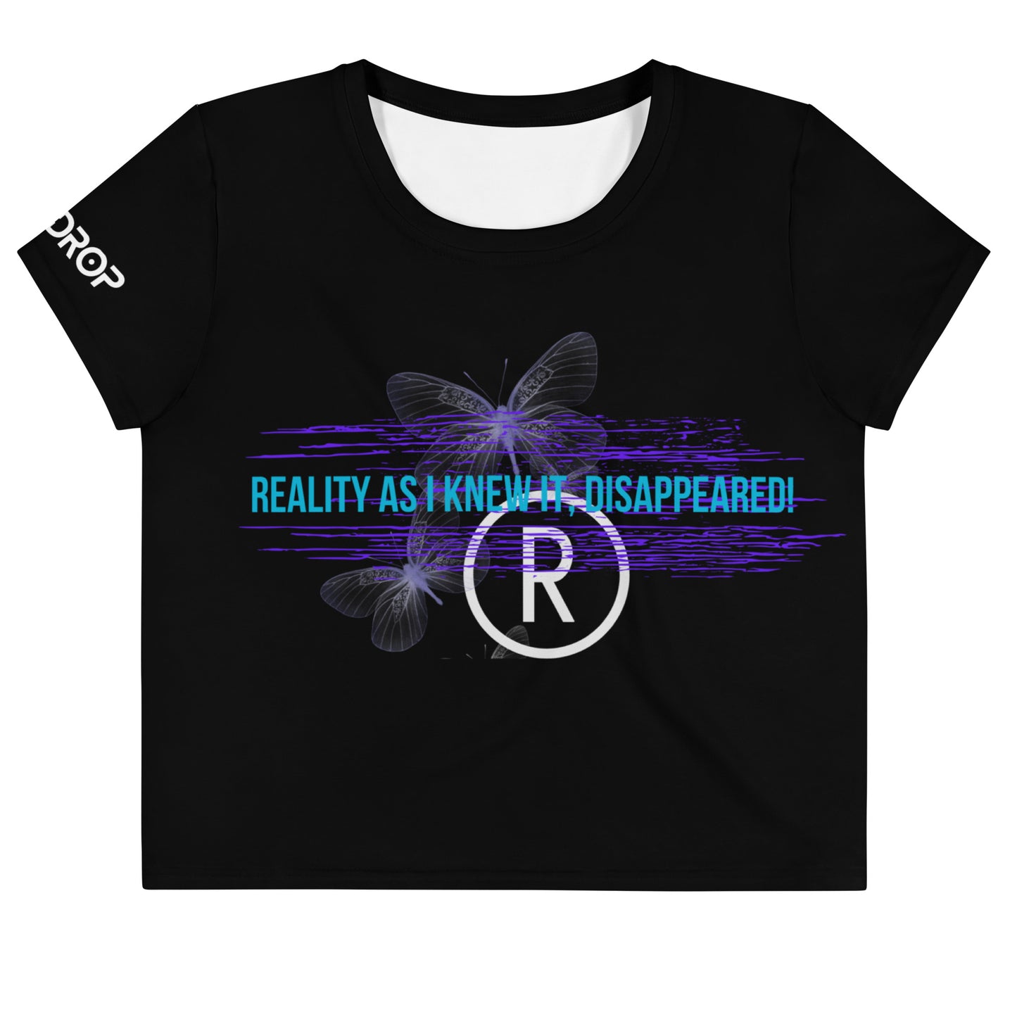 DISTORTED REALITY Crop-Top