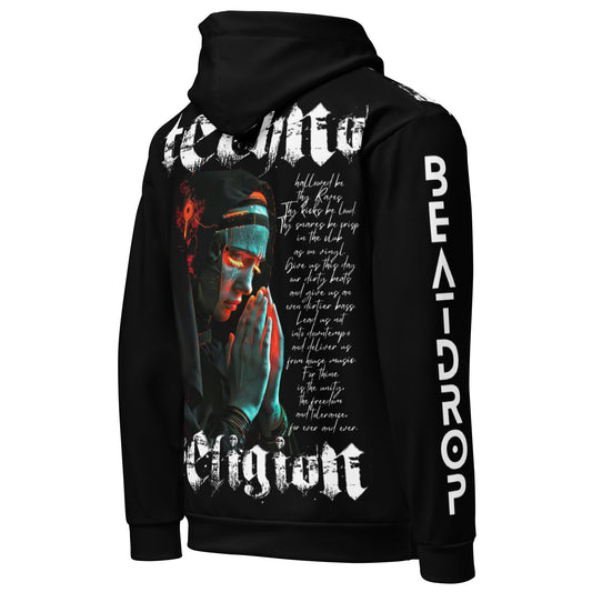 TECHNO IS MY RELIGION Unisex-Hoodie