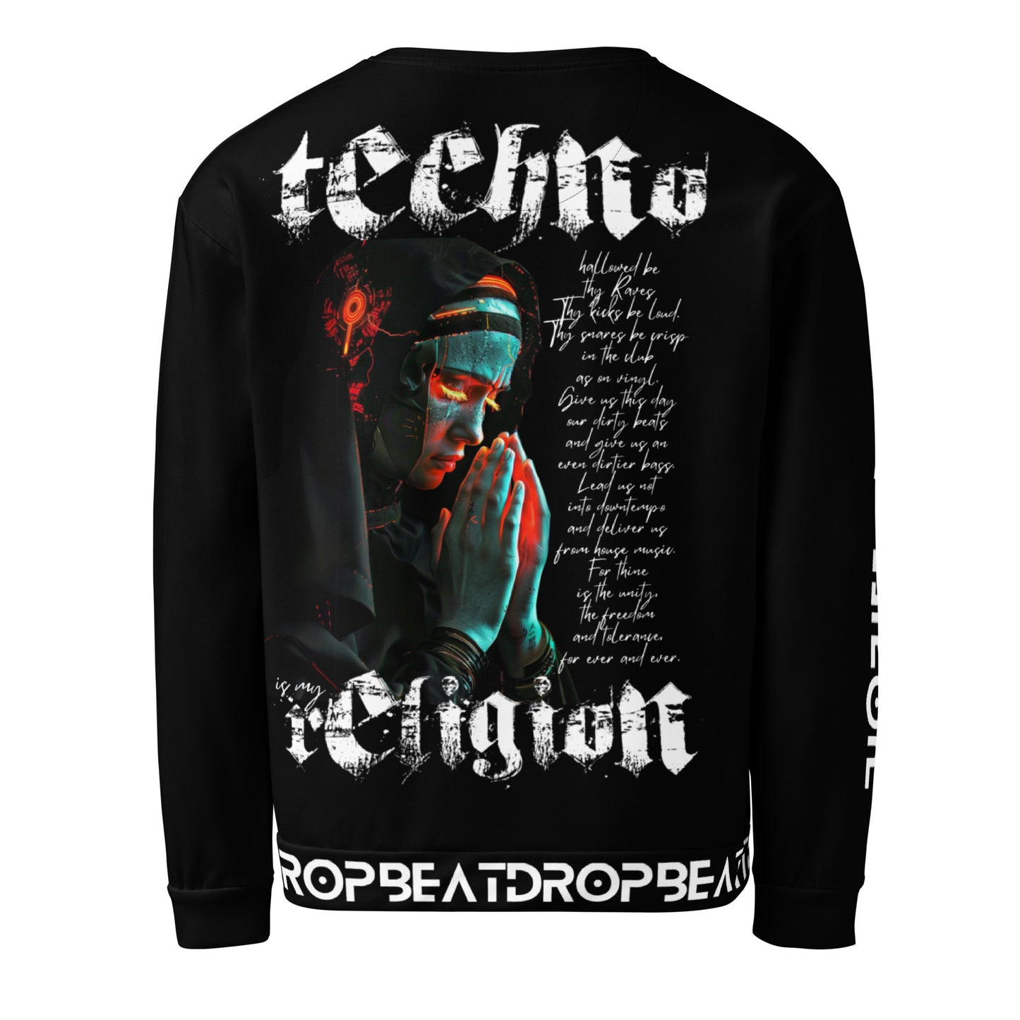 TECHNO IS MY RELIGION Unisex-Pullover