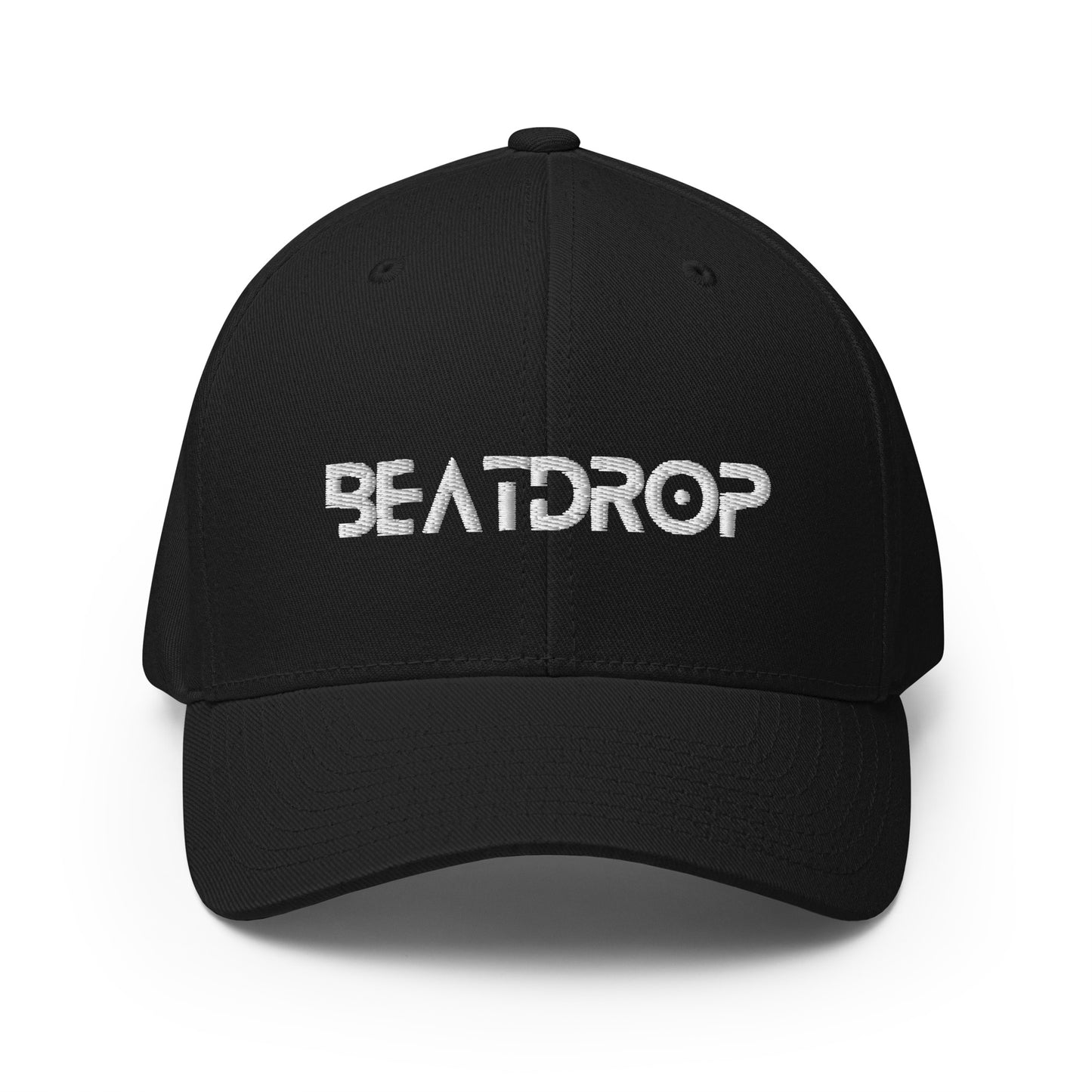 BEATDROP WHITE Strukturierte Flexfit Cap