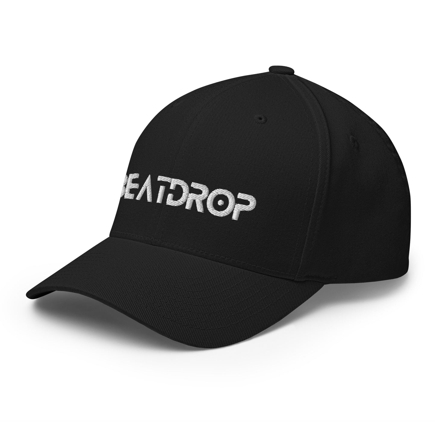 BEATDROP WHITE Strukturierte Flexfit Cap