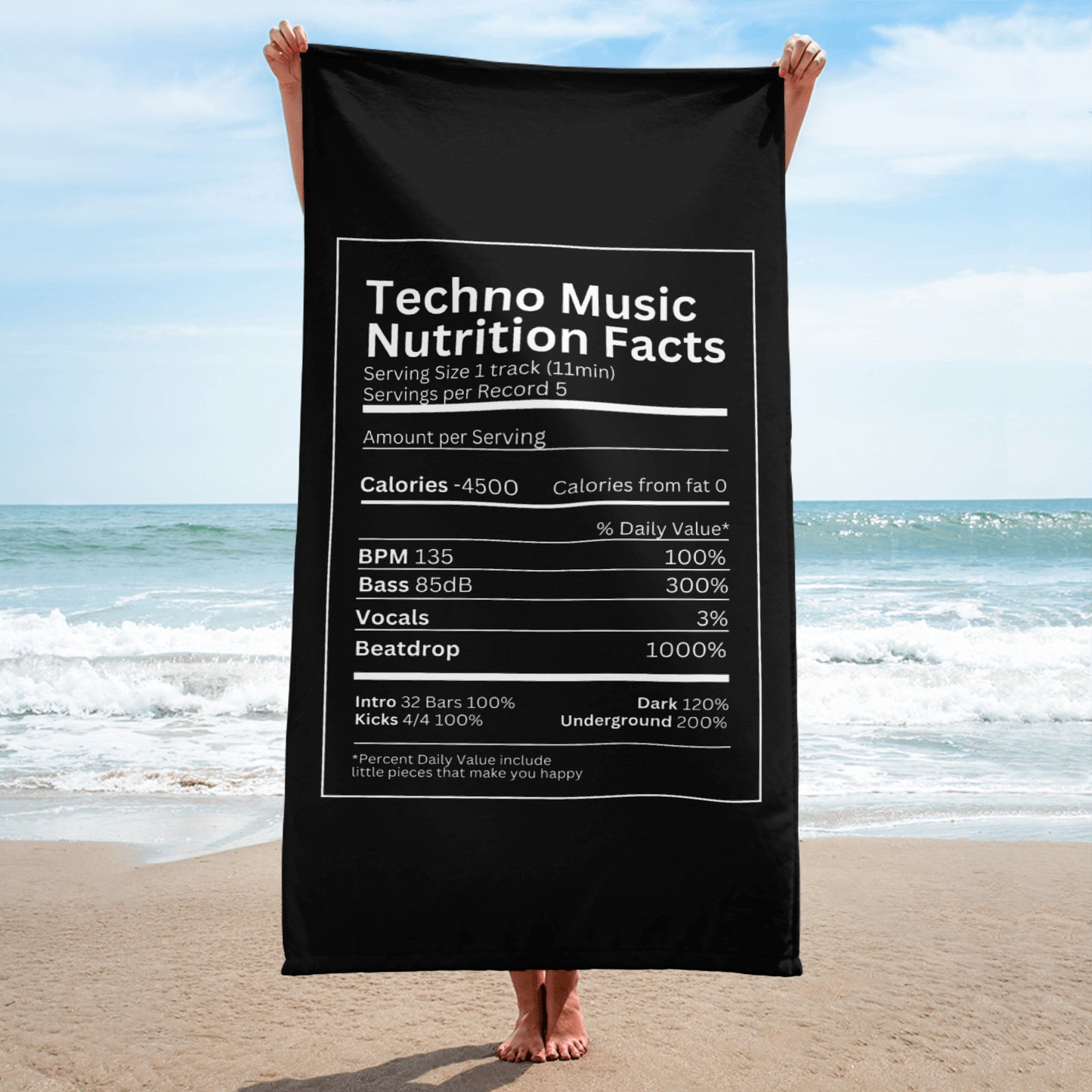 TECHNO FACTS Strandtuch