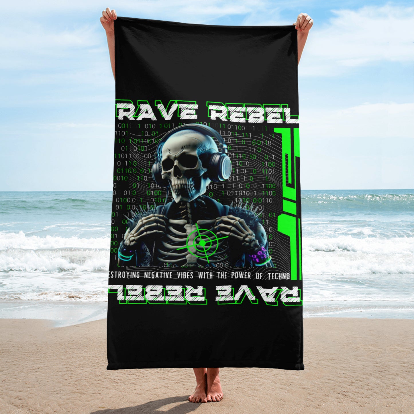 RAVE REBEL Strandtuch