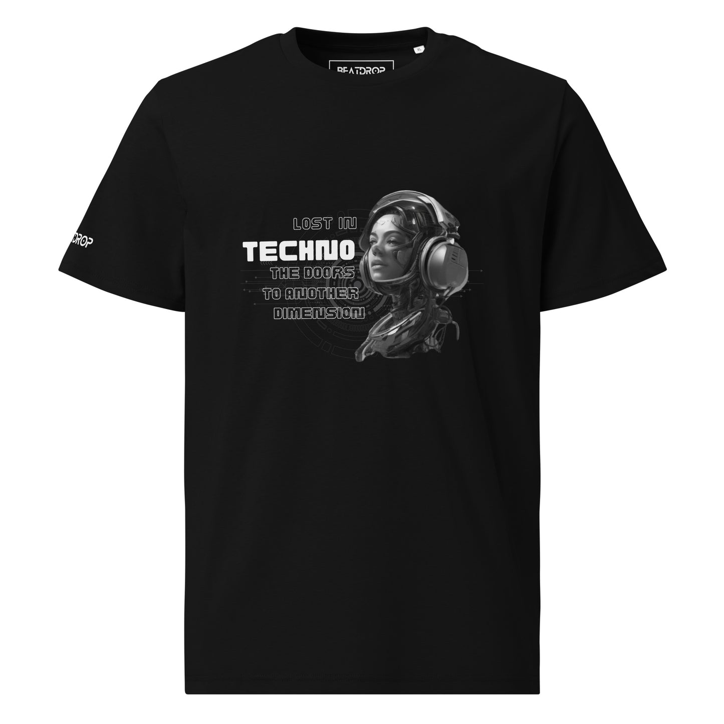 LOST IN TECHNO Unisex-Bio-Baumwoll-T-Shirt