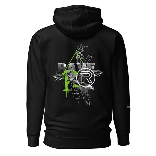 R=RAVE Unisex-Hoodie